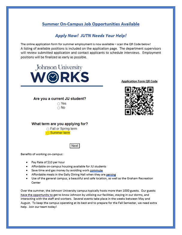 CAMPUS ANNOUNCEMENTS - View Post | TENNESSEE | Announcements | My 